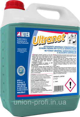 На фото Універсальний засіб для миття підлог Kitter Ultranet 5 л