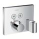 На фото Термостат для двох споживачів для ванни Hansgrohe Shower Select 15765000 Німеччина