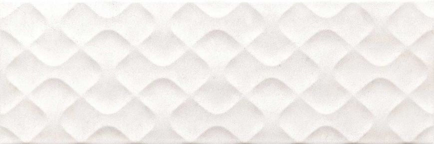 На фото Плитка Ceramika Color Visual White Ribbon 250*750 Польща