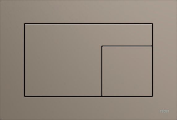 9240730 TECEvelvet Панель подвійного змиву для унітазу, коричнево-бежева, Castroro Ottawa