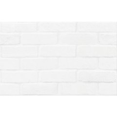 На фото Плитка Cersanit White Bricks Structure 250*400 Украина