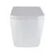 На фото Унітаз підвісний Tern Ultra Quiet сидіння Slim Duroplast/Soft-close/Quick relase 525x345x360 мм WHITE Qtap