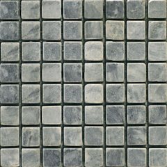 На фото Мозаика Mozaico De Lux C-MOS Mugwort Green 296*296 на сетке Китай