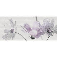 На фото Плитка Ceramika Color Scala Grey Flower 250*600 Польща
