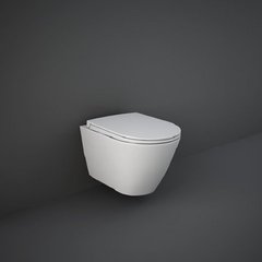 На фото Унитаз подвесной RAK Ceramics Sanitaryware Feeling RST23500A ОАЭ