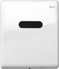 9242356 TECEplanus, електронна панель змиву для пісуару, живлення від акумулятора 6 В, блискуча біла