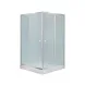 На фото изображено Душевая кабина Lidz Wawel SC90x90.SAT.LOW.FR квадратная со стеклом Frost Польша