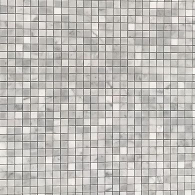 На фото Мозаїка Mozaico De Lux C-MOS Bianco Carrara 296*296 на сітці Китай
