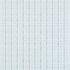 На фото Мозаика Mozaico De Lux S-MOS A-10 Crystal White 300*300 на сетке Китай